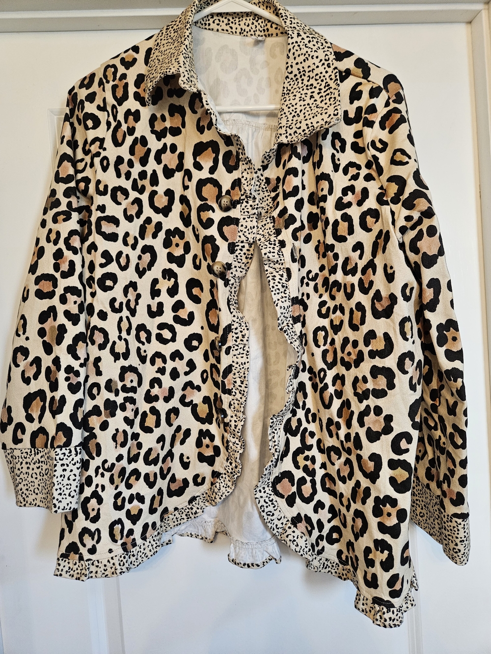 Cherry Betty Jacket With Ruffle Trim - Picture 2 of 4